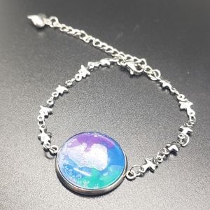 Star Benzel Blue Purple & Green Bracelet